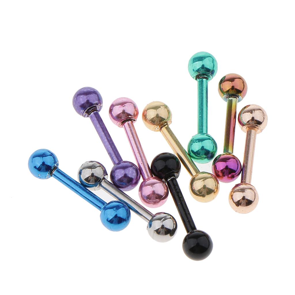 Barbell Piercings 16g Stainles - đánh giá và giá Tongue Barbell Straight