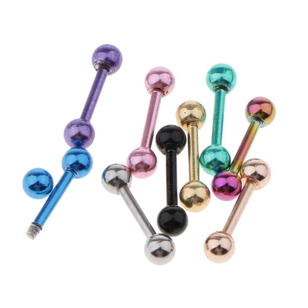 Barbell Piercings 16g Stainles - đánh giá và giá Tongue Barbell Straight